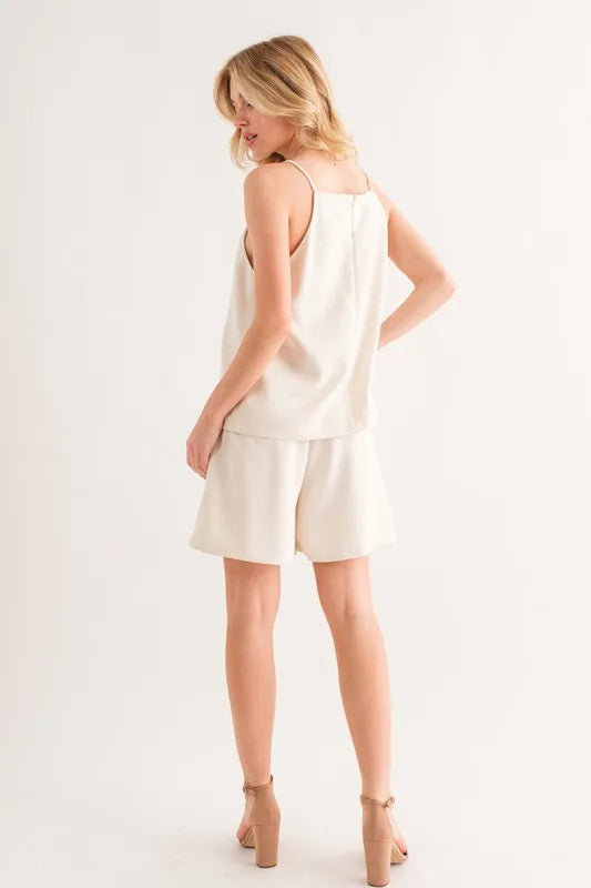 And The Why Sleeveless Basic Cami Top