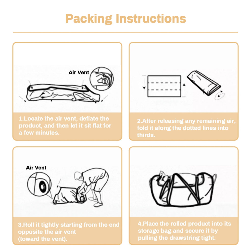Pakicetus Quick Setup Inflatable Camping Tent, Waterproof Family Tent for 4-8 Persons, Portable Air Tent with Carry Bag