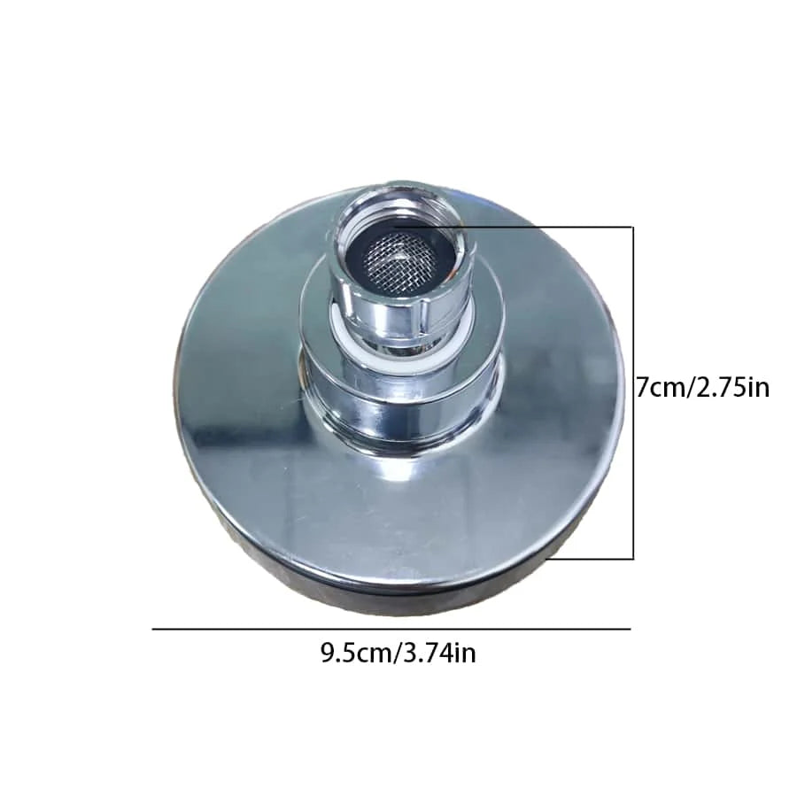 High Pressure Shower Head, Bathroom Powerful Showerhead With Strong Spray, Small Silicone Nozzles, Universal Fit Works With High And Low Water Flow Showers, Bathroom Accessories