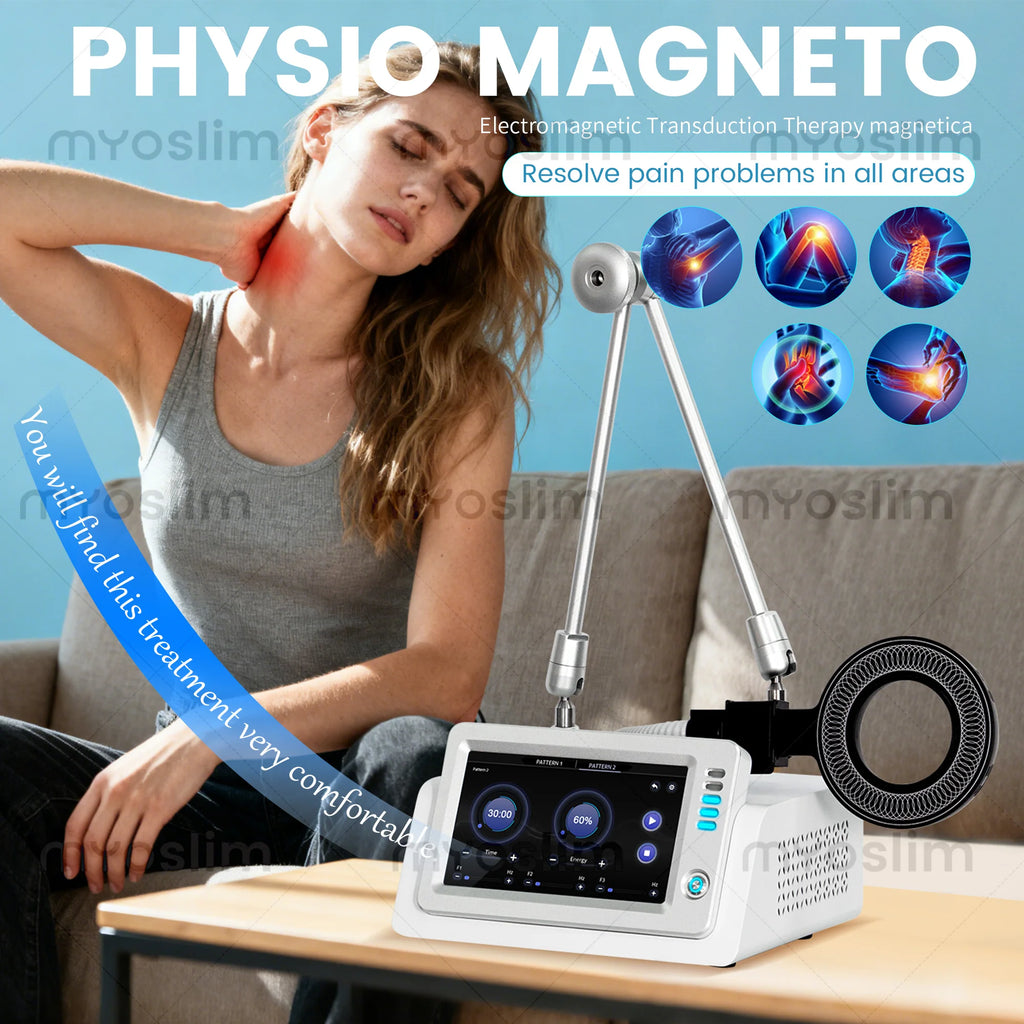 Myoslim Pain Relief Magnetic Physio Magneto Physiotherapy Rehabilitation Extracorporeal Magnetic Transduction Machine