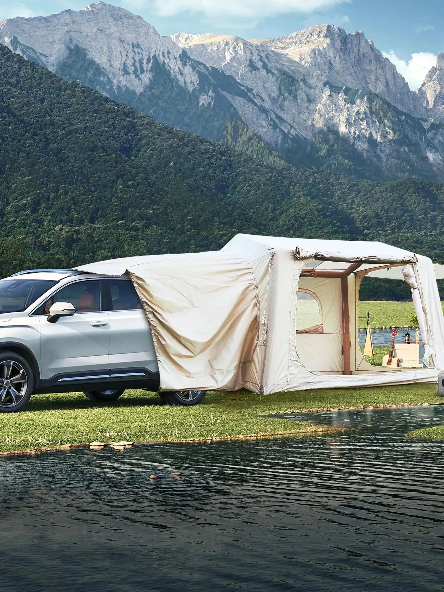 Inflatable Tents for Camping suv tent  Easy Setup Inflatable Tent Waterproof Air Glamping Tents for Camping Adult 4/6/8 Person