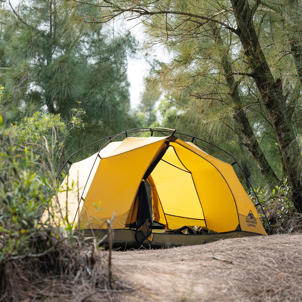 OneTigris Stella Camping Tent 4 Season 2 Person Tourist Tents Lightweight Double Layer 3000mm Waterproof Outdoor Hiking Beach