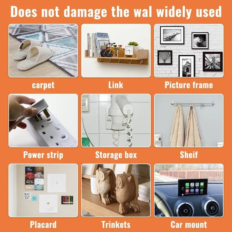 Nano Tape Super Strong Double-Sided Adhesive Tape Transparent Reusable Waterproof Tapes Heat Resistance Bathroom Home Decoration