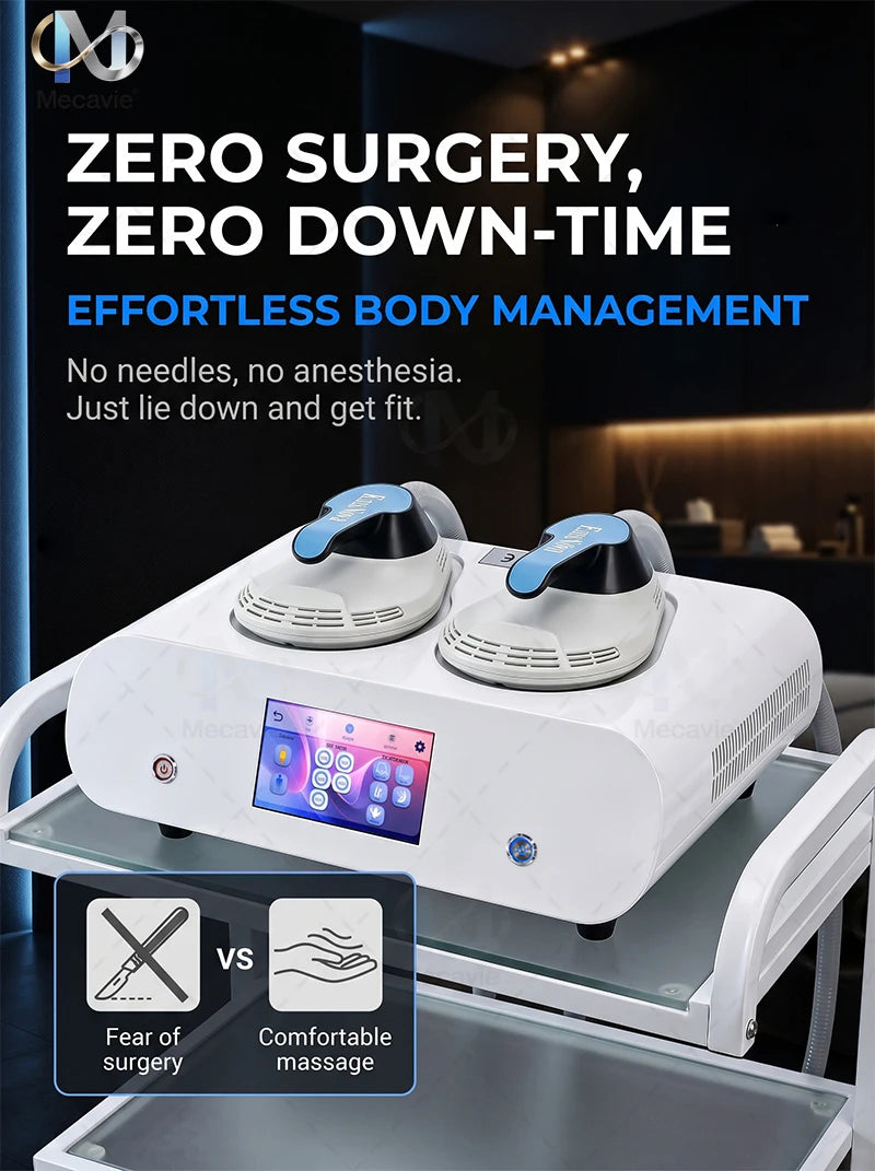 2026 Cutting‑Edge 6500W 200HZ Dual Handles EMS RF Body Sculptor with Intelligent Fat Burning & Skin Tightening Technology