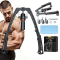 Twister Arm Trainer 3 in 1 Hydraulic Power Chest Workout Equipment with Ab Roller Wheels and Hooks Adjustable 22-440lbs Arm Tra
