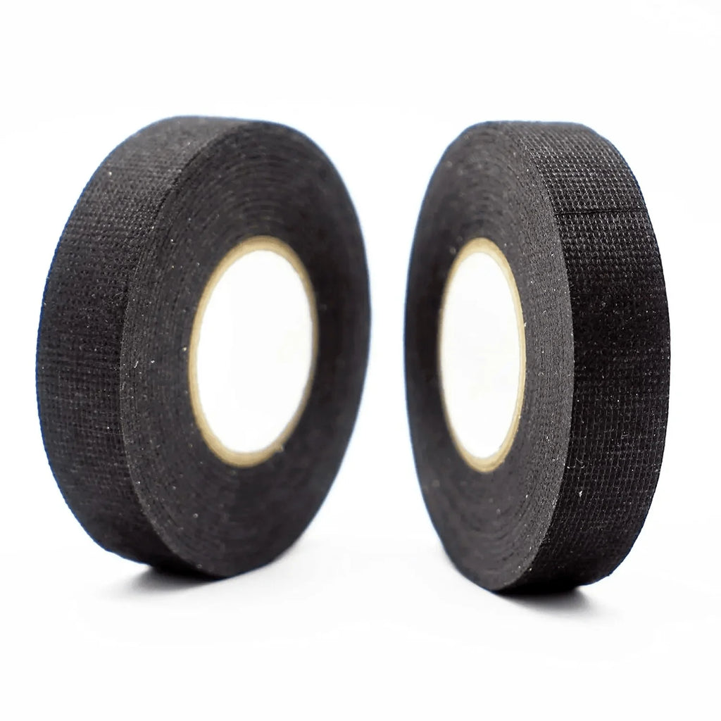 2Roll Black High-Temperature Flame Retardant Electrical Tape - Waterproof Insulation For Automotive Wiring & Circuit Repair, Industrial Grade Adhesive, Tear-Resistant, Halogen-Free, Up To 176°C Heat Resistance