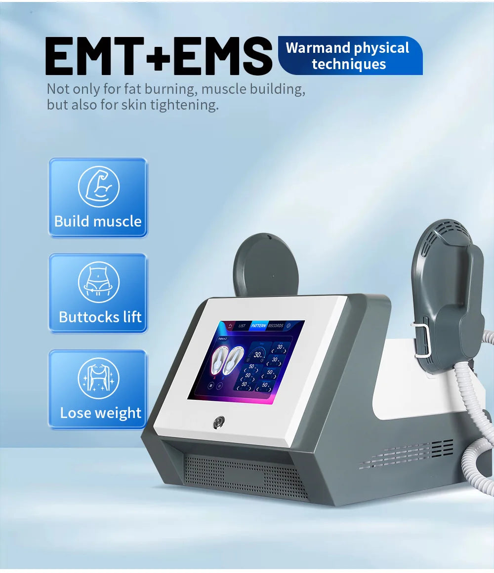 Myoslim Sculpt Machine 15Tesla 6500W EMS RF Body Sculpting Fat Burning Muscle Stimulation Slimming Machine