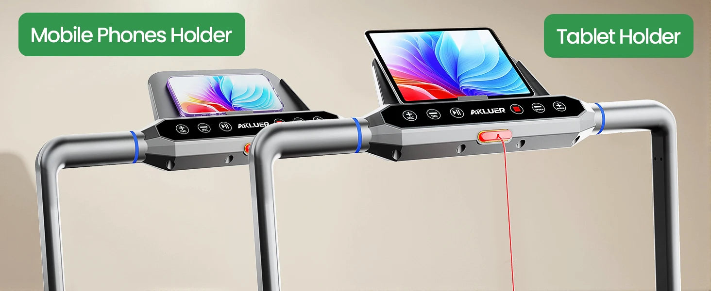 AKLUER Walking Pad Treadmill with Auto Incline, 6 in 1 Under Desk Treadmill, 2.5HP 6-Level Incline for Home with 330LBS Capacity