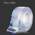 Nano Tape Super Strong Double-Sided Adhesive Tape Transparent Reusable Waterproof Tapes Heat Resistance Bathroom Home Decoration