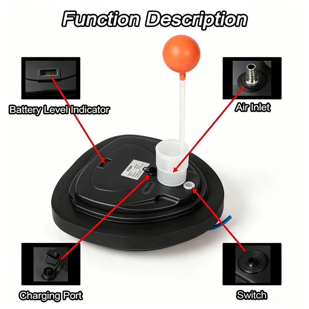 LY Rechargeable Portable Tankless Waterproof Snorkeling Equipment Scuba Diving Ventilator Underwater 3.5Hours Working 12m Depth