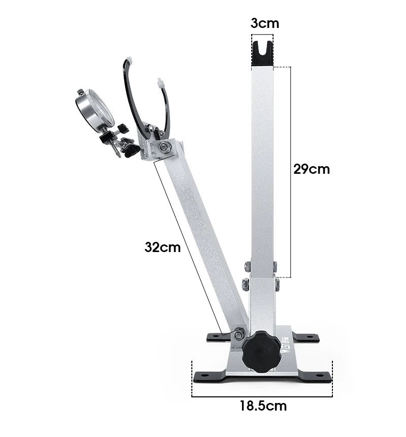 WEST BIKING Bicycle Wheel Truing Stand With Dial Indicator Gauge Tire Adjustment Rims Wheel Set MTB Road BMX Bike Repair Tools