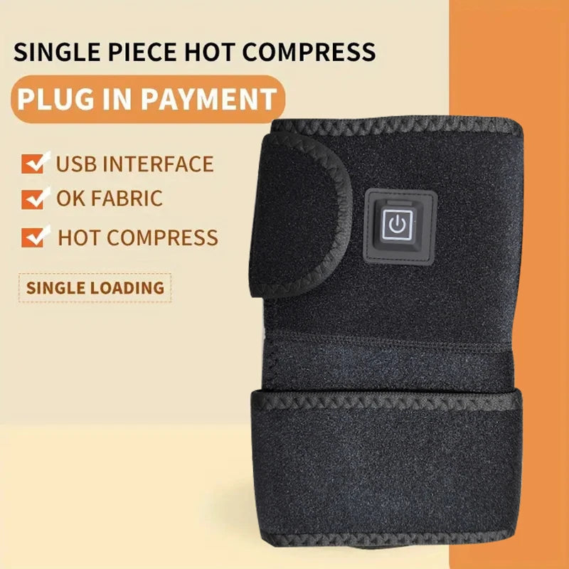 Electric Knee Heating Pad Heated Knee Brace Support for Arthritis Joint Old Cold Leg Knee Warmer