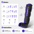 Leg Compression Massager for Circulation and Pain Relief,Air Compression Boots for Fast Recovery, 6 Mode,6 Intensity