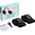 2PCS Electric Foot Ankle Massager 3 Modes Adjustable Vibration Hot Compress Pain Relief Home Ankle Wrist Massage Machine