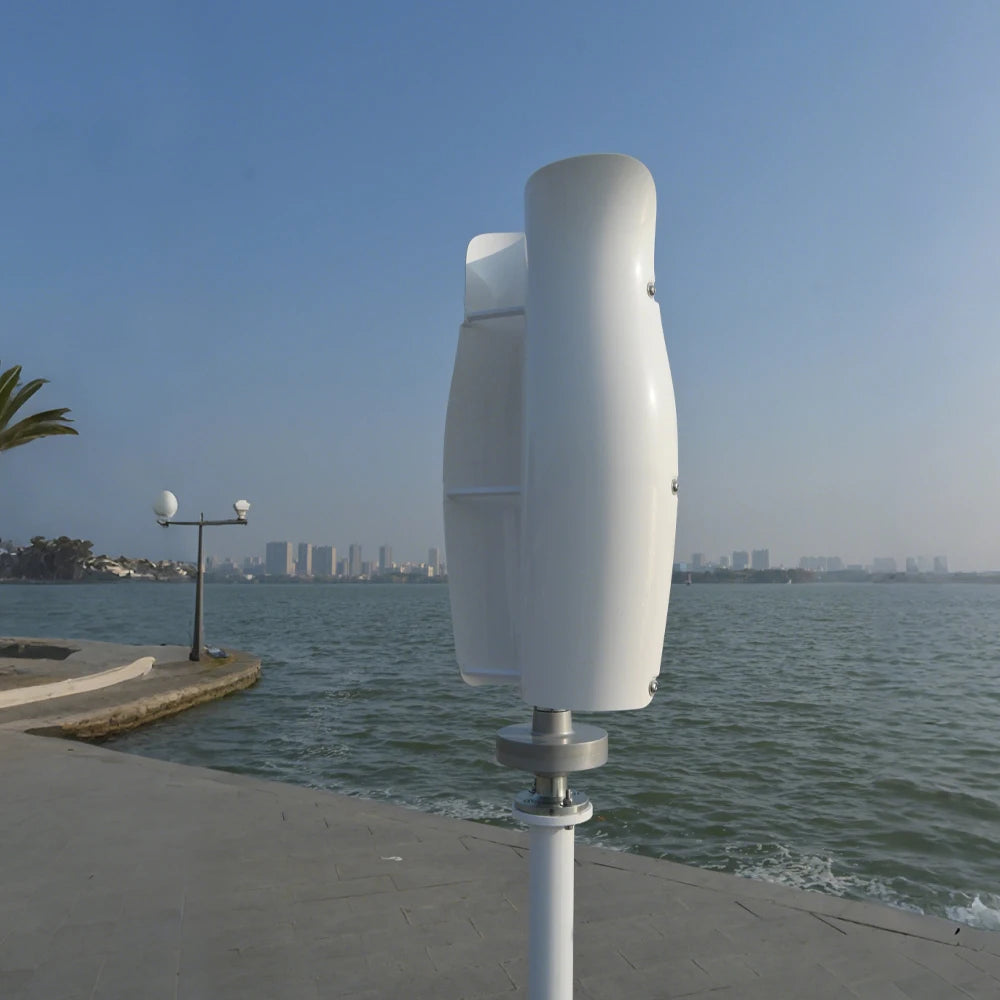 US Delivery 5000W Vertical Wind Turbine 12V/24V/48V Low-Speed Permanent Magnet Generator With Free Charging Controller