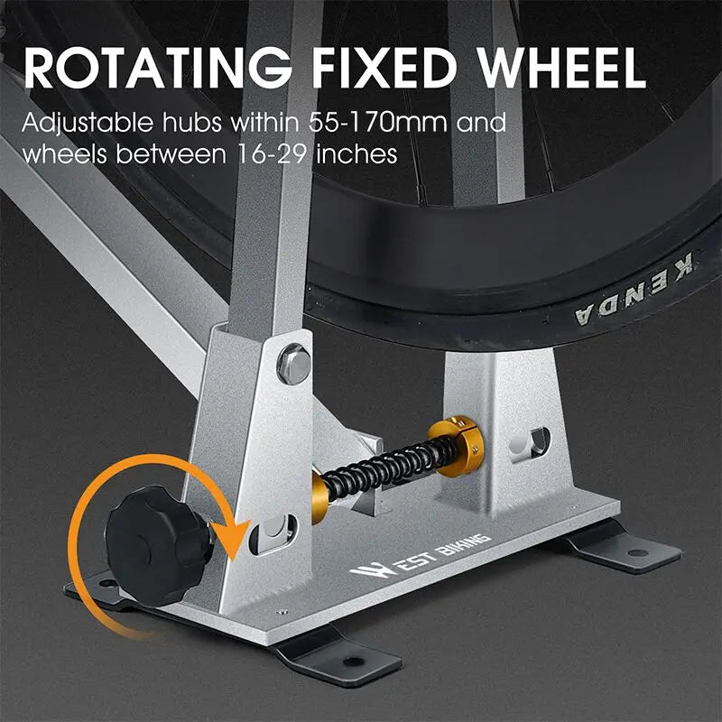 WEST BIKING Bicycle Wheel Truing Stand With Dial Indicator Gauge Tire Adjustment Rims Wheel Set MTB Road BMX Bike Repair Tools