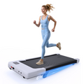 Treadmills 39.37inch Running Belt 2in1 Under Desk for Home Office Treadmill Walkingpad 2.5HP Romote Control 5MPH Exerice Machine