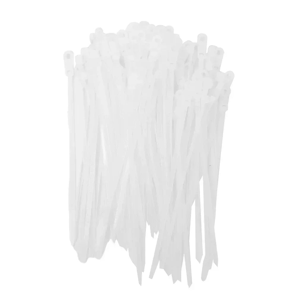 Creative Nylon Cable Ties with Screw Hole Mount Self Locking Loop Wrap Bundle Ties Strap