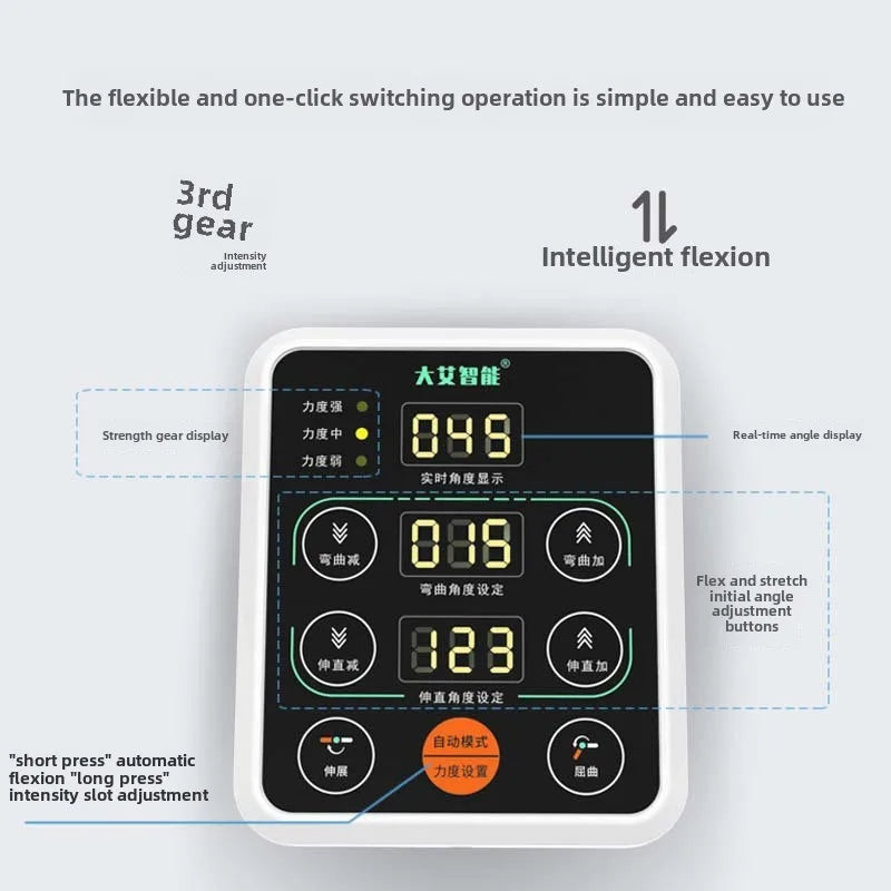 New Electric Intelligent Lower Limb Rehabilitation Trainer Professional Knee Leg ExerciseRelief Stiffness  Machine Pain