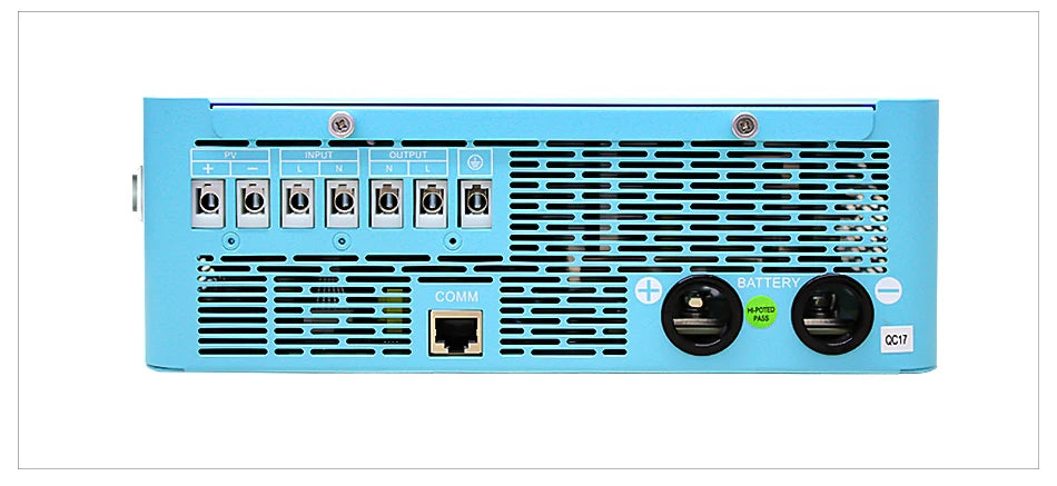 EASUN POWER hybrid Soalr Inverter 4KW MPPT 140A 350VDC PV Input 110VAC 24VDC 4000W Pure Sine Wave 6.25 Inch LCD Display Household with WIFI/without WIFI US warehouse